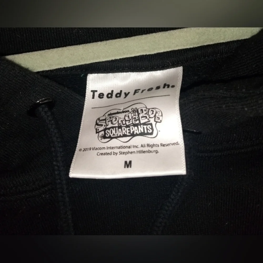 Teddy‎ Fresh Nickelodeon SpongeBob Black 2020 Size Medium Hoodie